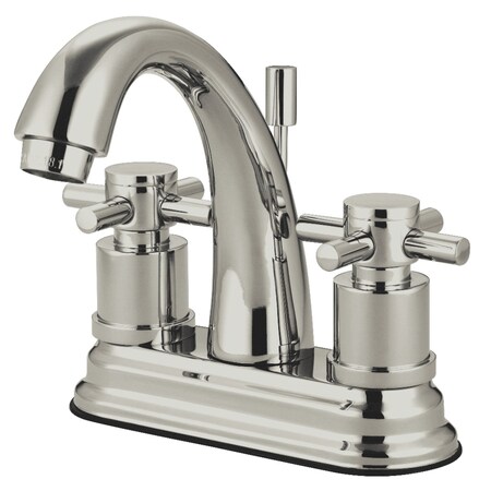 Kingston Brass KS8618DX 4" Centerset Bathroom Faucet, Brushed Nickel KS8618DX